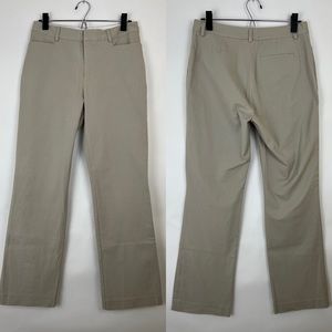 Target women’s khaki pants flat front size 8